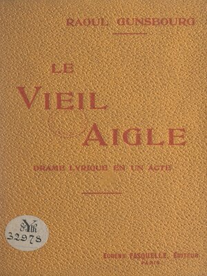 cover image of Le vieil aigle